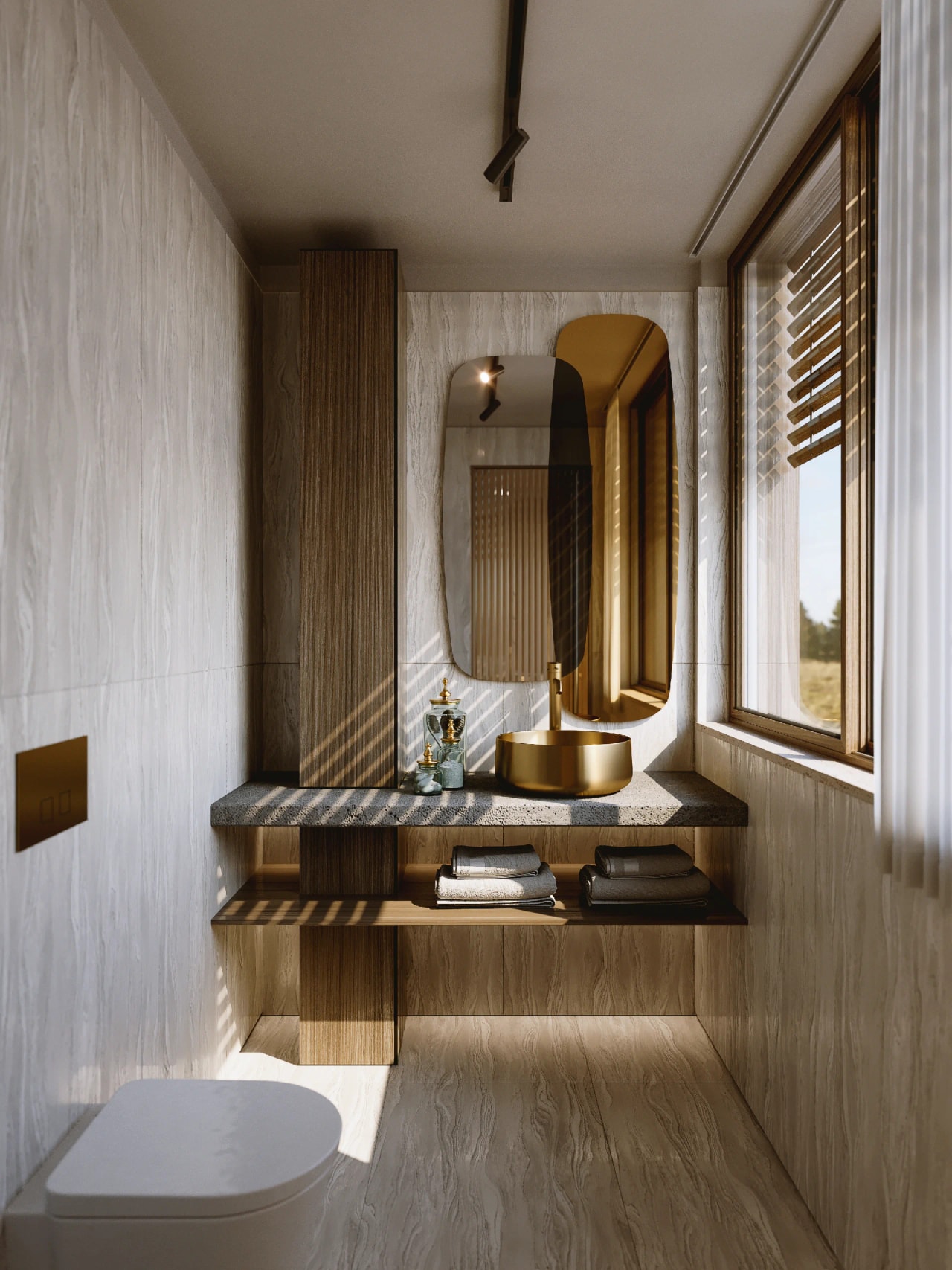 Rendering fotorealistico di interno - Appartamento di lusso 1 - Archivision Studio