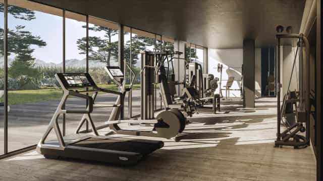 Rendering fotorealistico di interno - Palestra vetrate moderne - Archivision Studio Rendering fotorealistico di interno - Palestra vetrate moderne - Archivision Studio