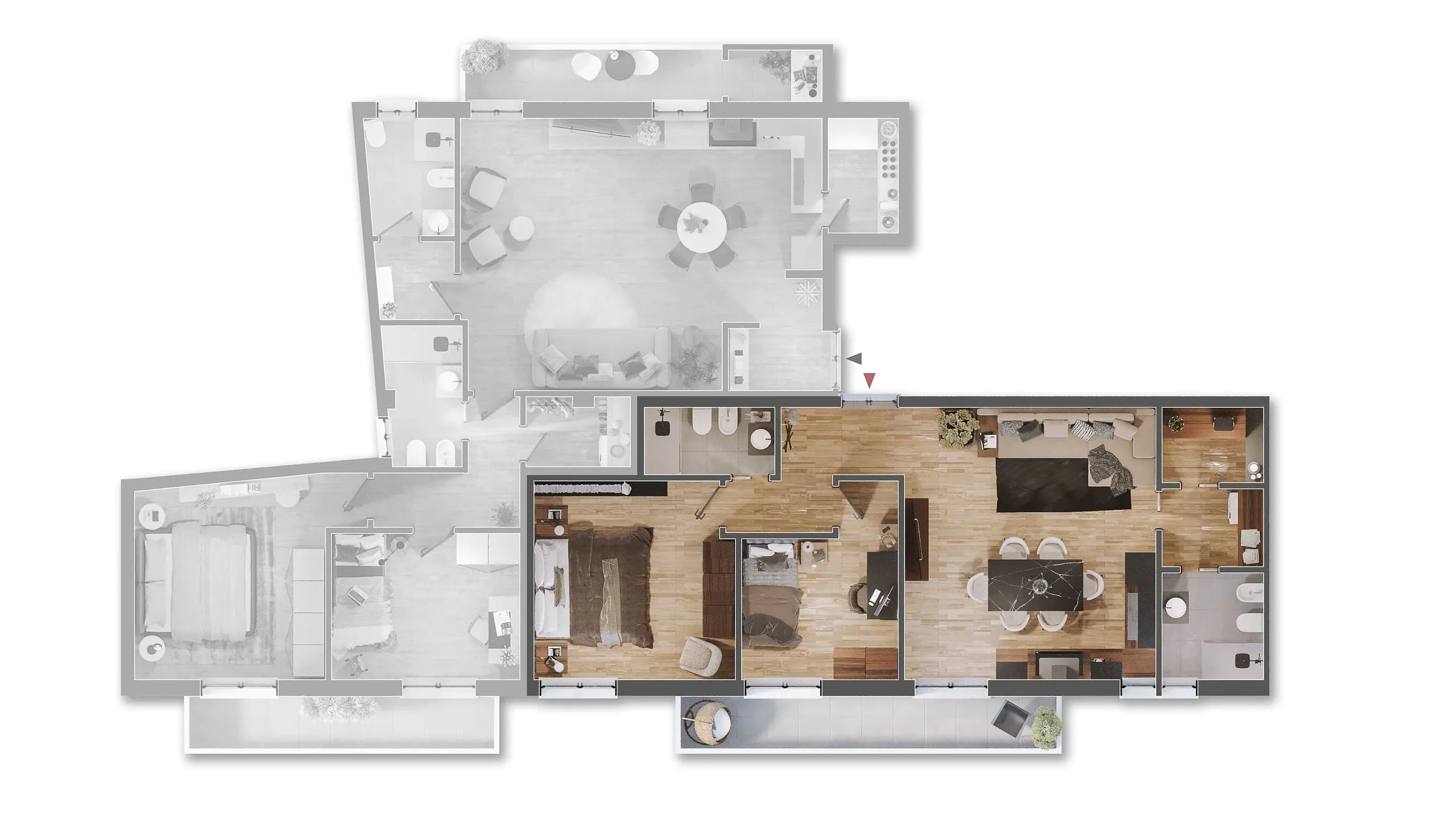 Immagine - Planimetria arredata - Archivision Studio Immagine - Planimetria arredata - Archivision Studio