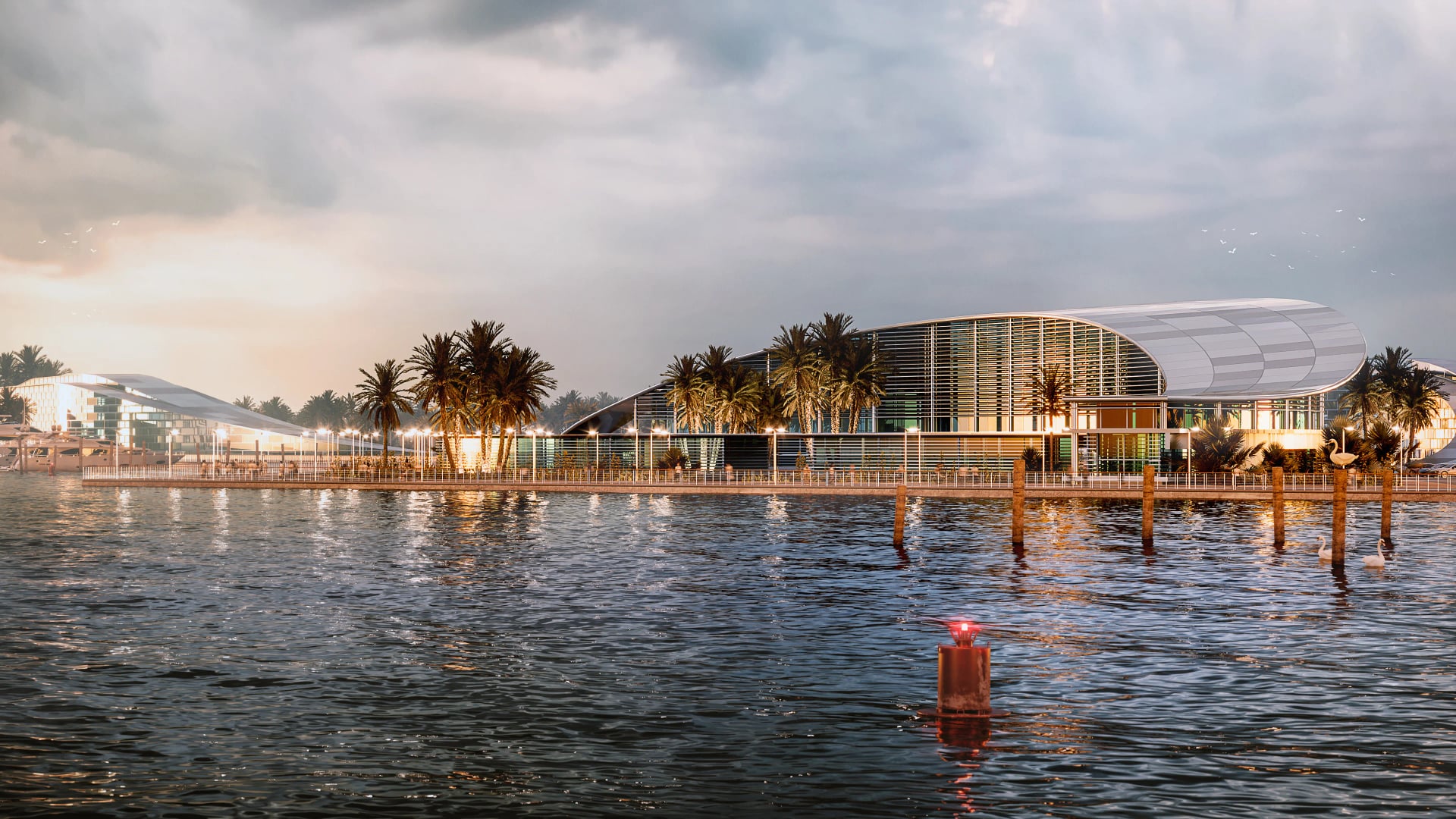 Rendering fotorealistico porto Archivision Studio