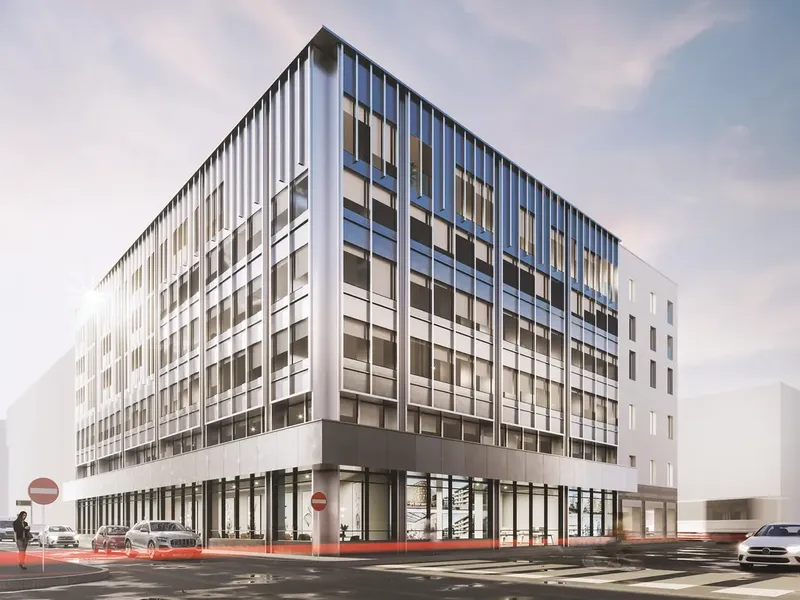 Edificio Commerciale Moderno In Citta Edificio Commerciale Moderno In Citta